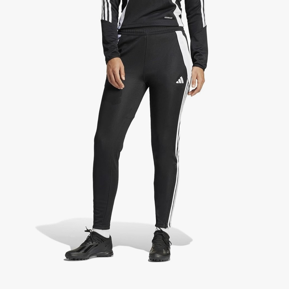 NWT adidas Women's Tiro 24 Training Performance Pants, Black/White Small $50